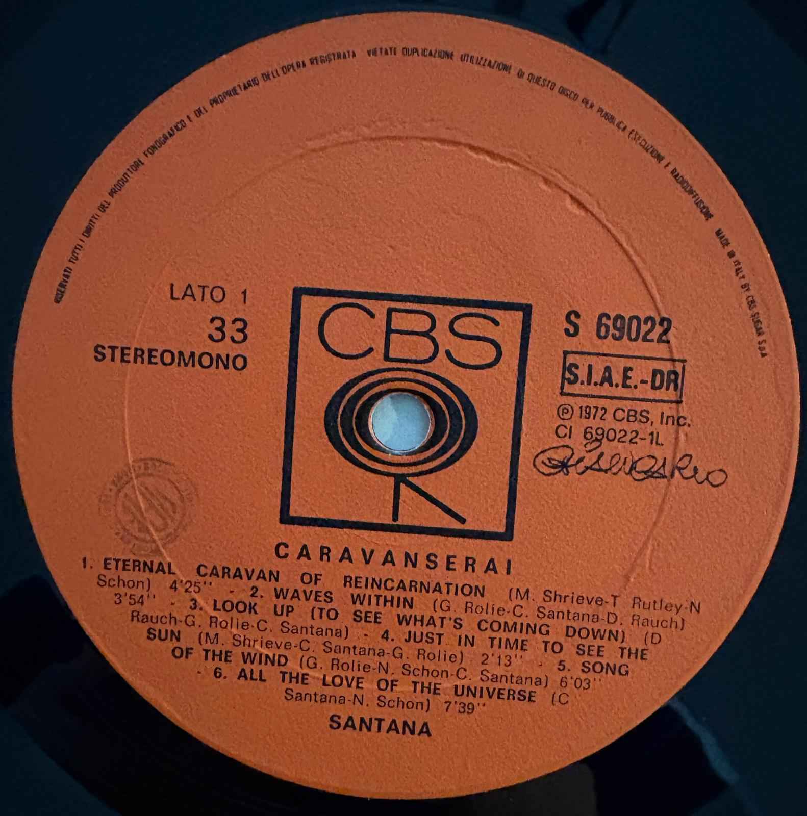 Santana – Caravanserai - Echoes musicstore