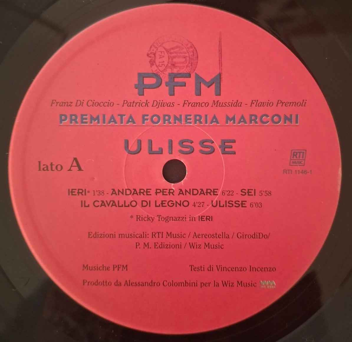 Premiata Forneria Marconi ‎– Ulisse