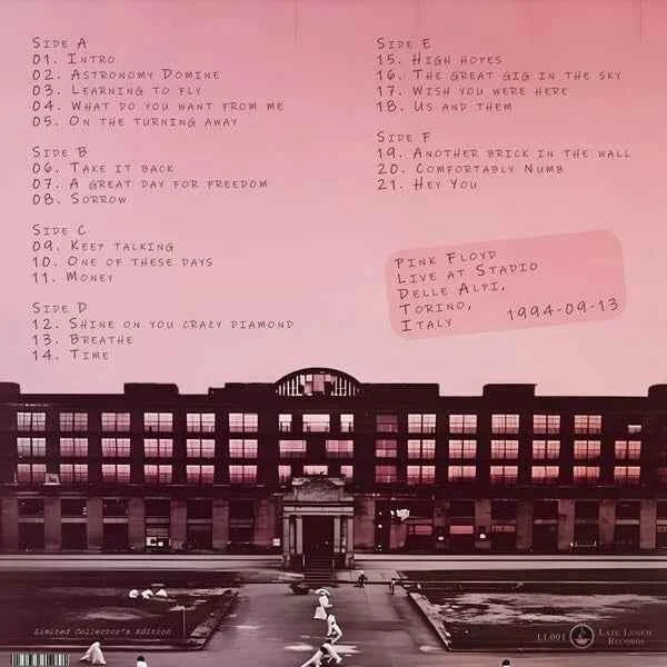 Pink Floyd – Torino 1994  Triplo LP Bootleg  Unofficial Release