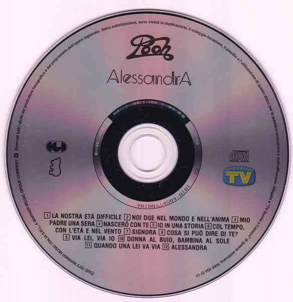 I Pooh – Alessandra  CD