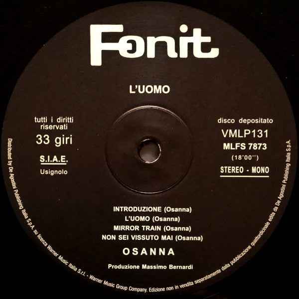 Osanna – L'Uomo