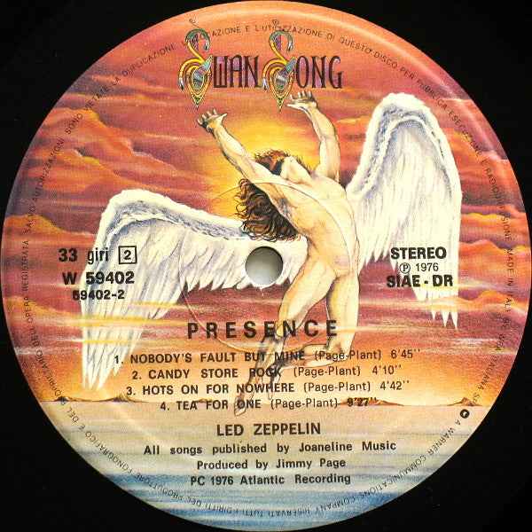 Led Zeppelin – Presence - Echoes musicstore