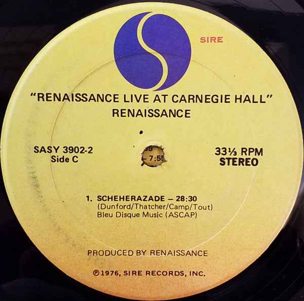 Renaissance – Live At Carnegie Hall - Echoes musicstore
