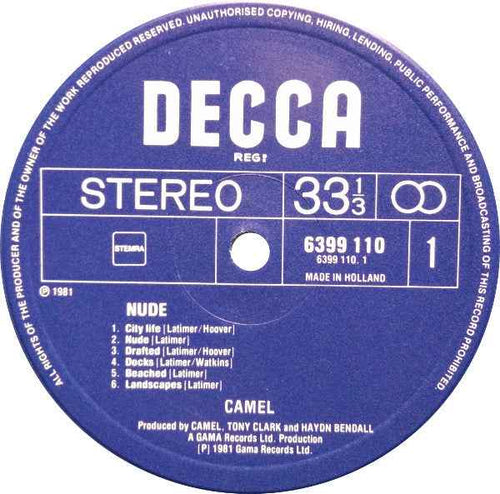 Camel – Nude - Echoes musicstore