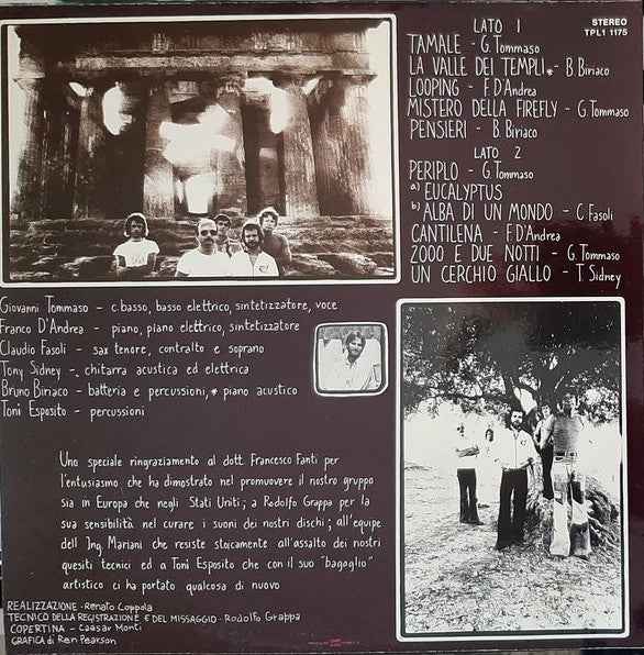 Perigeo – La Valle Dei Templi  Prima stampa '75