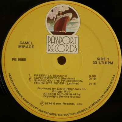 Camel – Mirage - Echoes musicstore