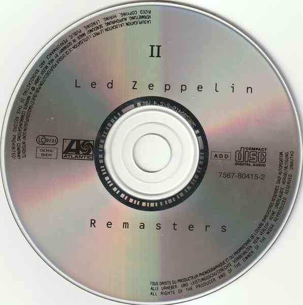Led Zeppelin – Remasters  CD doppio