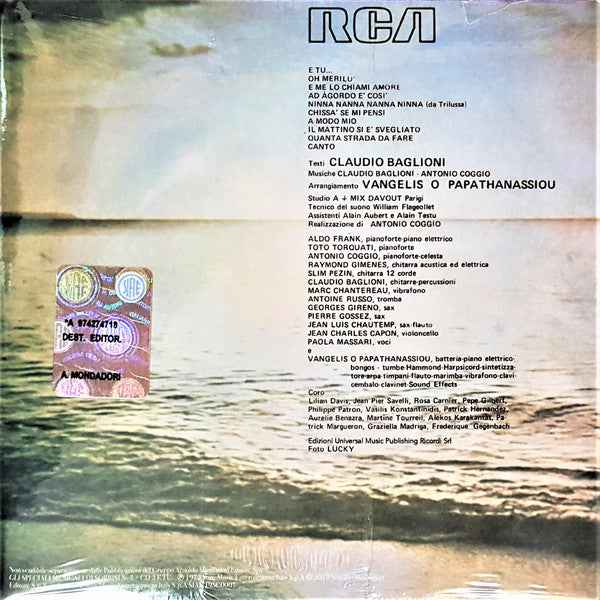 Claudio Baglioni – E Tu ...   CD digipak