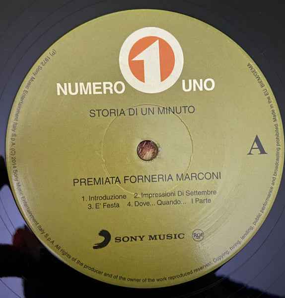 Premiata Forneria Marconi – Storia Di Un Minuto