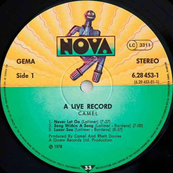 Camel – A Live Record