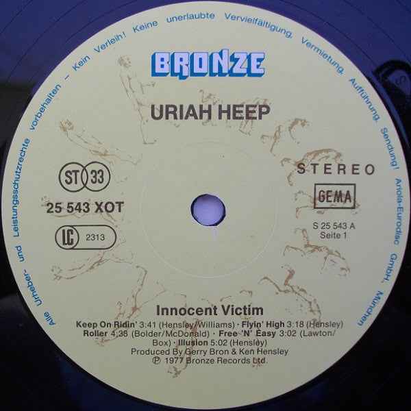 Uriah Heep – Innocent Victim - Echoes musicstore