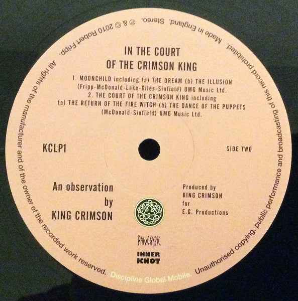 King Crimson – In The Court Of The Crimson King (An Observation By King Crimson) - Echoes musicstore