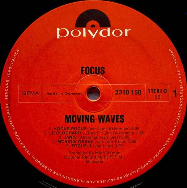 Focus – Moving Waves - Echoes musicstore
