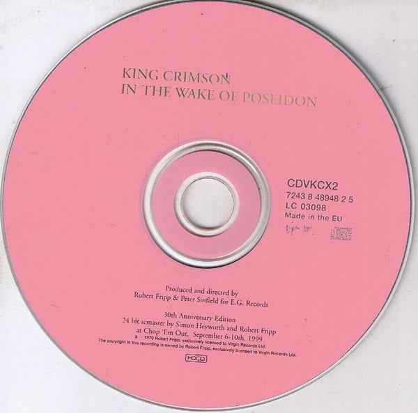 King Crimson – In The Wake Of Poseidon  CD  Vinyl Replica