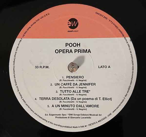 I Pooh – Opera Prima ( Ristampa Editoria TV Sorrisi) - Echoes musicstore