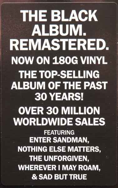 Metallica – Metallica - Echoes musicstore
