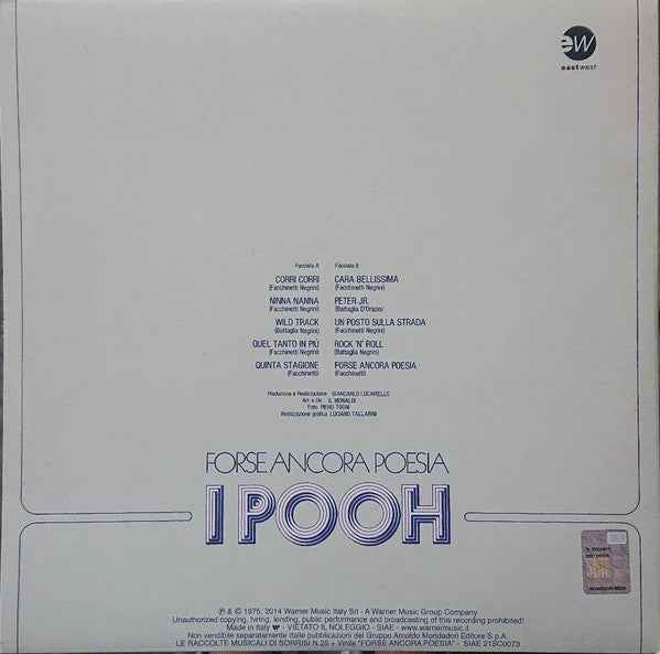 I Pooh – Forse Ancora Poesia ( Ristampa Editoria TV Sorrisi)