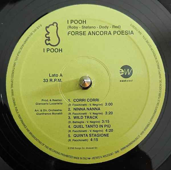 I Pooh – Forse Ancora Poesia ( Ristampa Editoria TV Sorrisi)