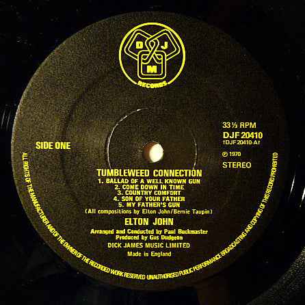 Elton John – Tumbleweed Connection - Echoes musicstore