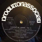 Fabrizio De André – Vol. 8  Prima stampa 1975 - Echoes musicstore