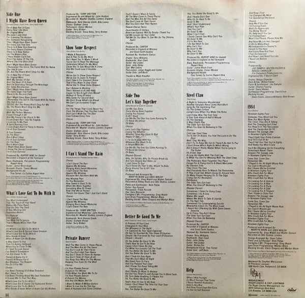 Tina Turner – Private Dancer - Echoes musicstore