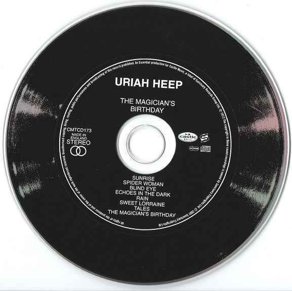Uriah Heep – The Magician's Birthday  CD Vinyl replica