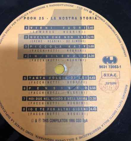 Pooh – Pooh 25...La Nostra Storia - Echoes musicstore