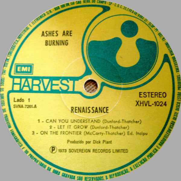 Renaissance – Ashes Are Burning - Echoes musicstore