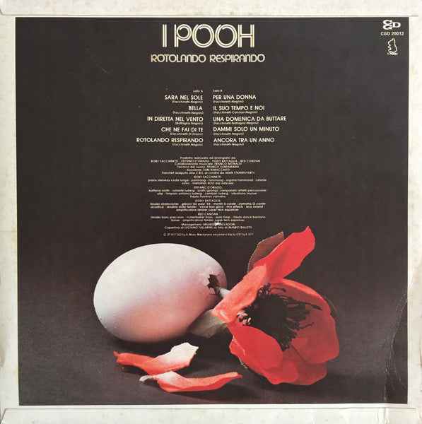 I Pooh – Rotolando Respirando - Echoes musicstore