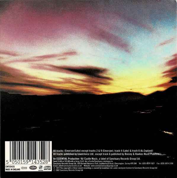 Emerson, Lake & Palmer – Trilogy   CD V inyl Replica