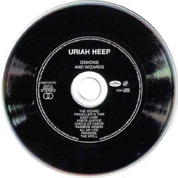 Uriah Heep – Demons And Wizards  CD Vinyl replica