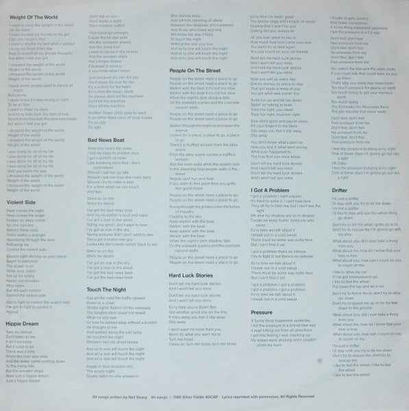 Neil Young – Landing On Water - Echoes musicstore
