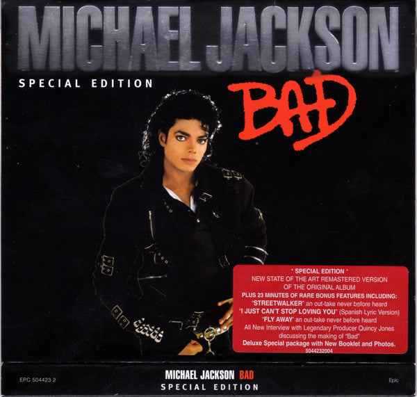 Michael Jackson – Bad  - CD Slipcase