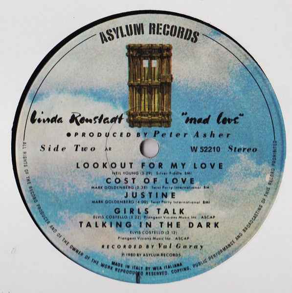 Linda Ronstadt – Mad Love - Echoes musicstore