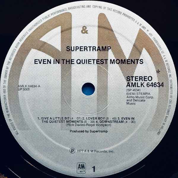 Supertramp – Even In The Quietest Moments...
