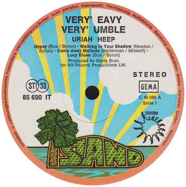 Uriah Heep – ...Very 'Eavy ...Very 'Umble - Echoes musicstore