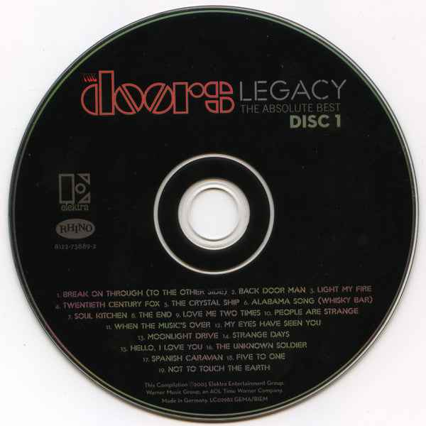 The Doors – Legacy: The Absolute Best  Compilation 2CD - Echoes musicstore