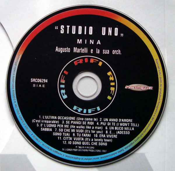 Mina – Studio Uno   CD