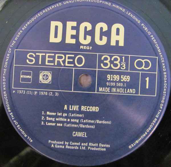 Camel – A Live Record