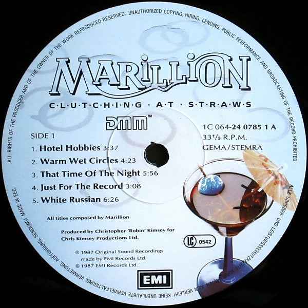 Marillion – Clutching At Straws - Echoes musicstore