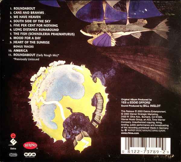 Yes – Fragile CD DIGIPAK