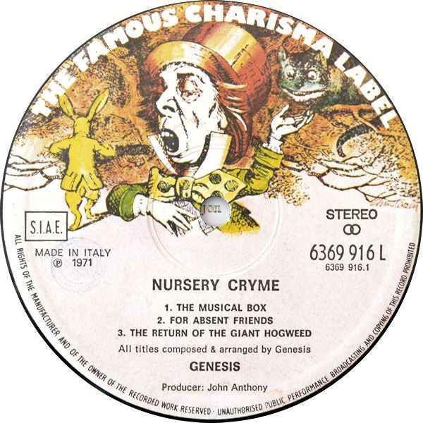 Genesis – Nursery Cryme - Echoes musicstore