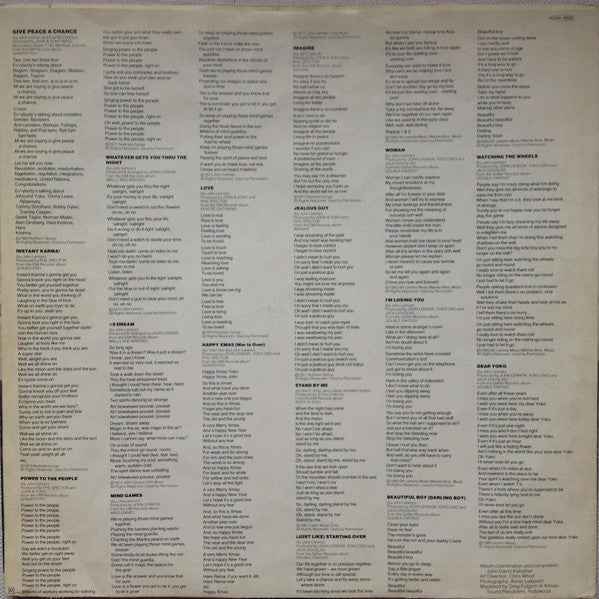 John Lennon – The John Lennon Collection - Echoes musicstore