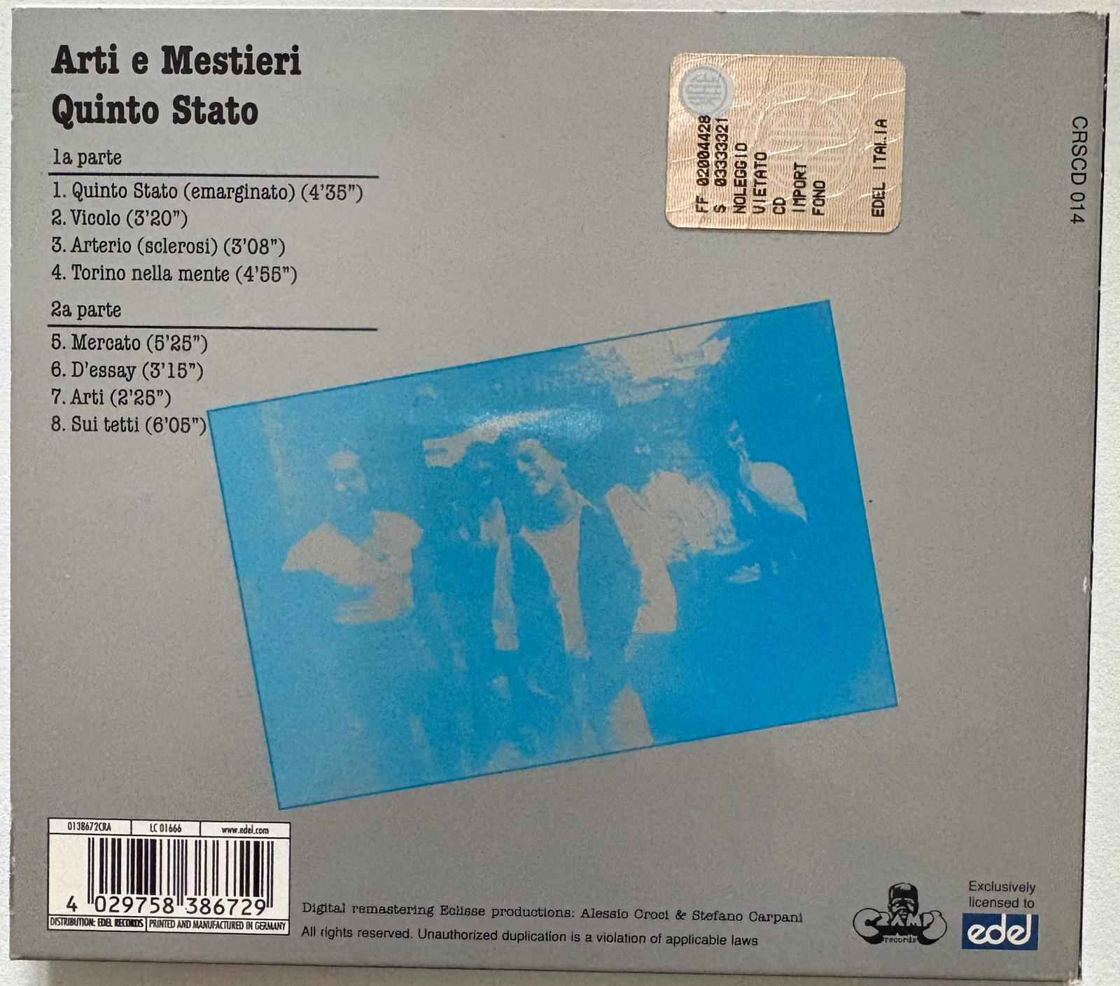 Arti E Mestieri – Quinto Stato