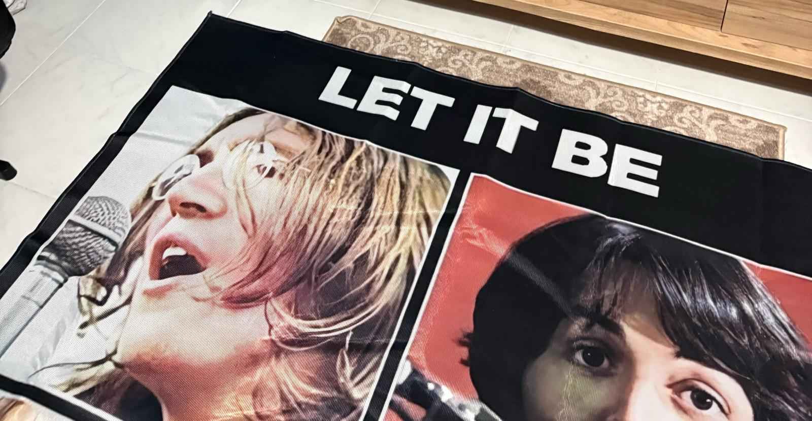 Tappeto Let It Be The Beatles  Cm 200 x cm 150