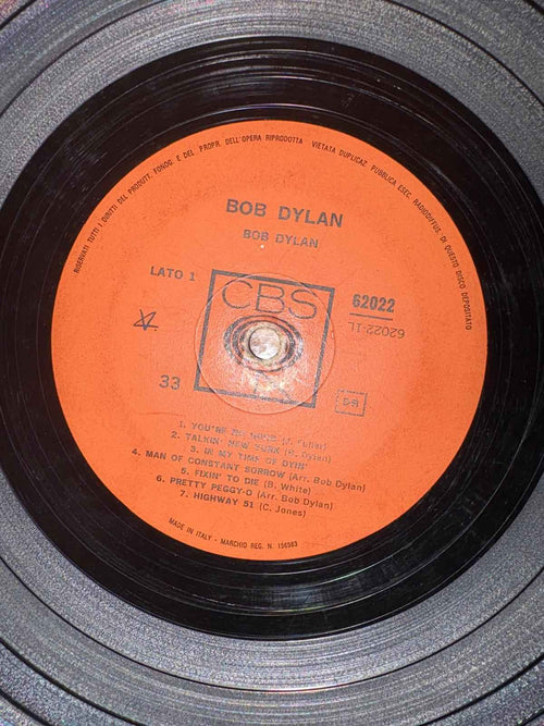 Bob Dylan – Bob Dylan  (Prima stampa 1966 Italia ) - Echoes musicstore