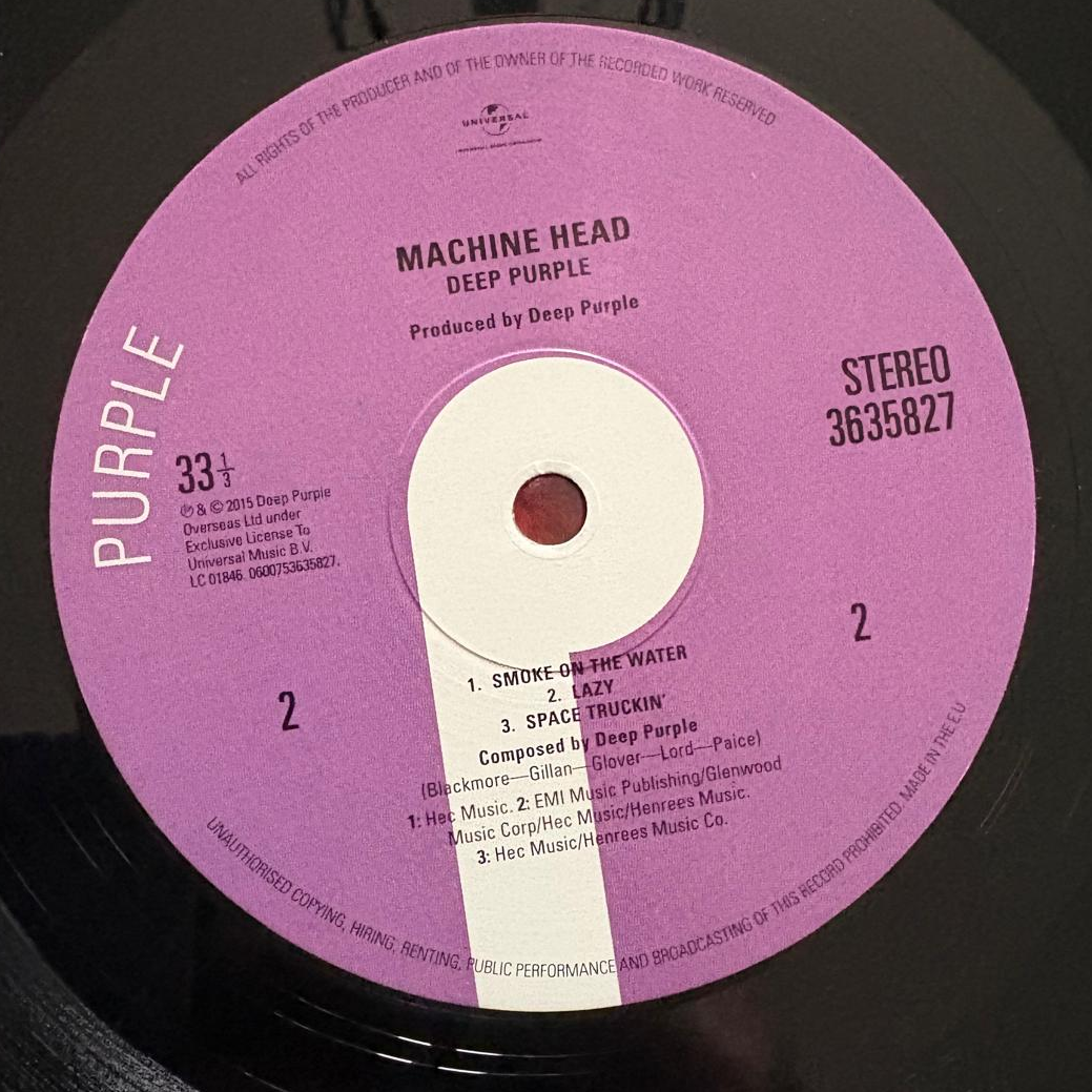Deep Purple – Machine Head - Echoes musicstore
