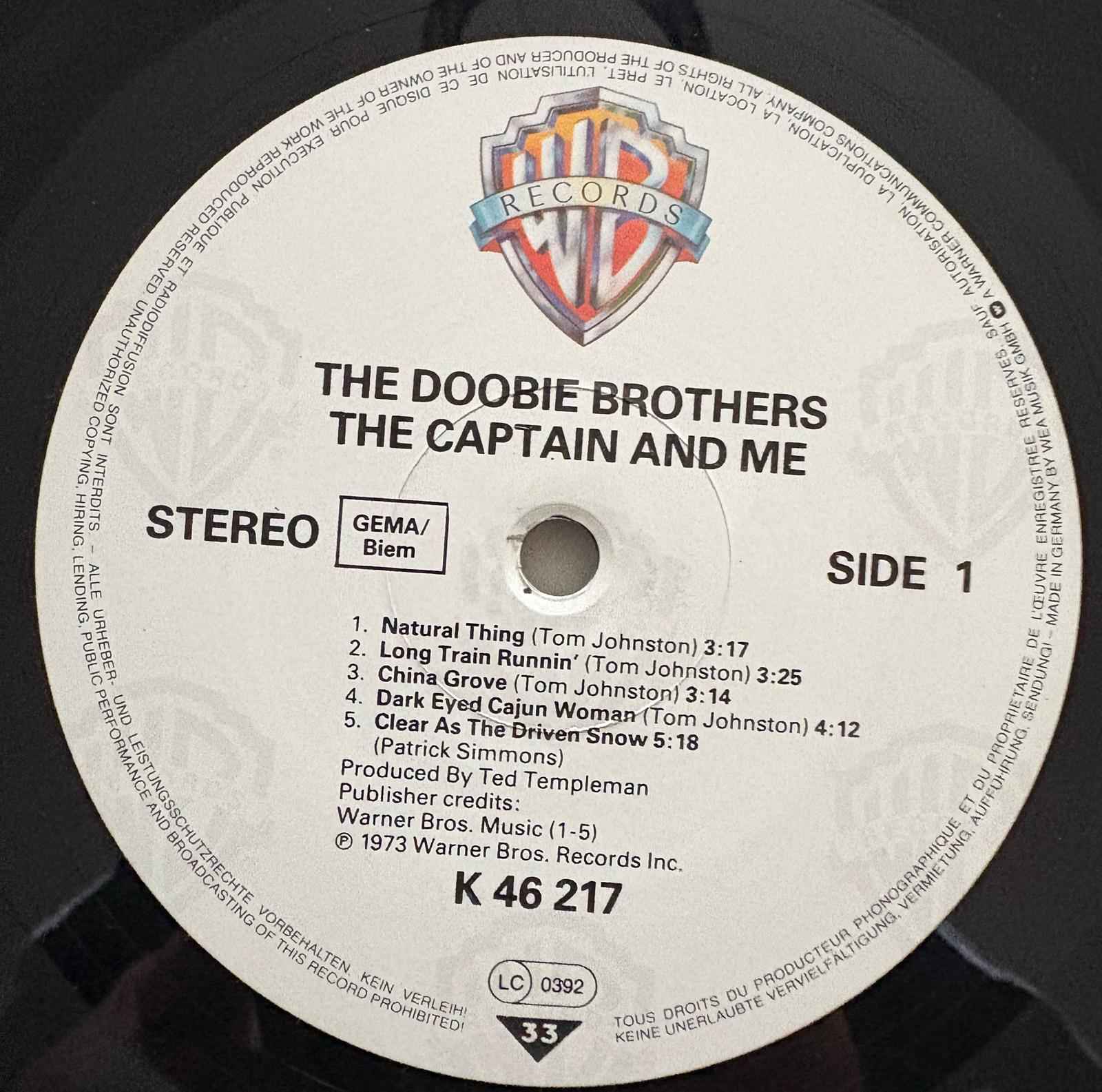 The Doobie Brothers – The Captain And Me - Echoes musicstore