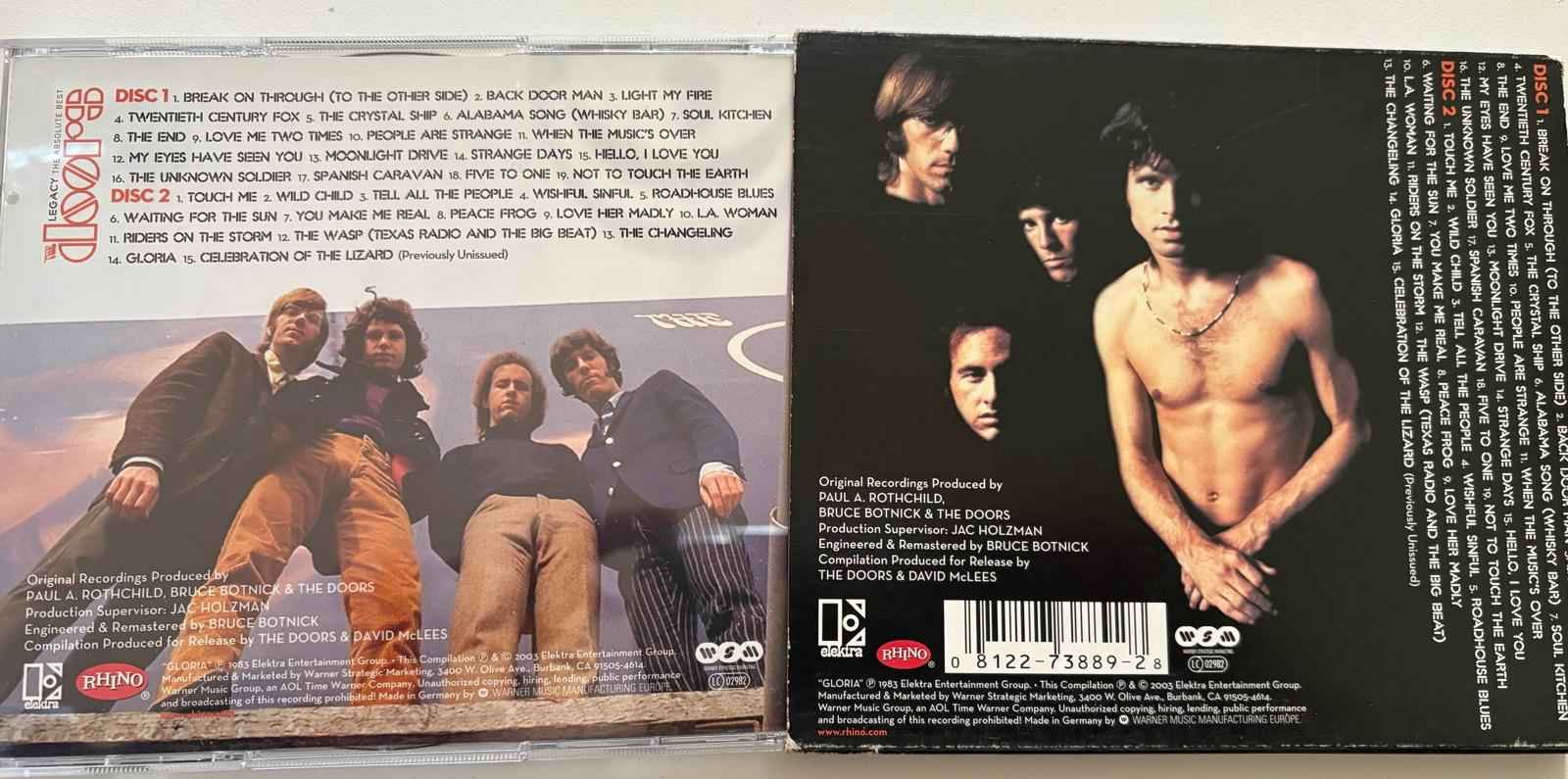 The Doors – Legacy: The Absolute Best  Compilation 2CD - Echoes musicstore