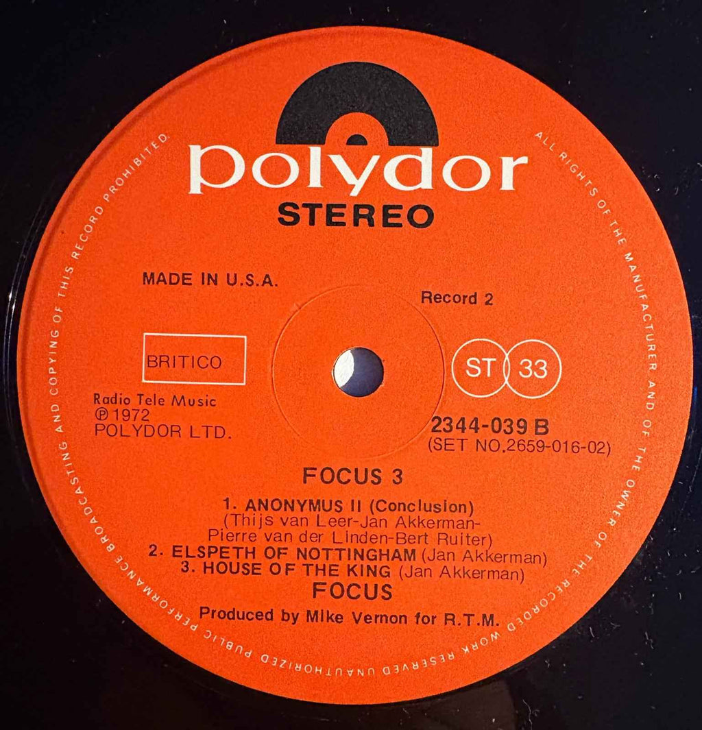 Focus – Focus 3 - Echoes musicstore